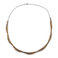 African Amethyst Necklace 18 Inches in Platinum Over Sterling Silver 18.20 ctw - Sticky add to cart bar