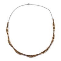 African Amethyst Necklace 18 Inches in Platinum Over Sterling Silver 18.20 ctw