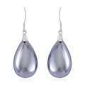 Terahertz Teardrop Earrings in Rhodium Over Sterling Silver 37.10 ctw - Sticky add to cart bar