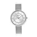 STRADA Japanese Movement Watch with ION Plated Black Stainless Steel Mesh Strap (36mm) (5.00-7.00 Inches) - Sticky add to cart bar