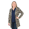 Randee Brown Cheetah Printed Cardigan - 2X - Sticky add to cart bar