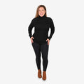 TAMSY Beige Knit Turtleneck - XS - Sticky add to cart bar