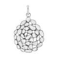 Polki Diamond Cluster Pendant in Platinum Over Sterling Silver - Sticky add to cart bar