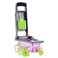 Vegetable Chopper Cutter Dicer Multifunctional 10-in-1 Food Veggie Slicer With Container, 4 Interchangeable Blades, 2 Cutter Dicer, Drain Strainer, Cleaning Brush, Blades Storage Box - Sticky add to cart bar