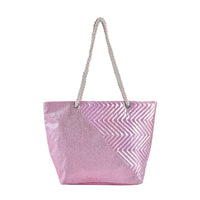 Ivory Color Ployester Tote Bag (20.8"x14.5"x6.3")