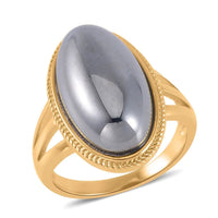 Terahertz Solitaire Ring in Goldtone 12.50 ctw
