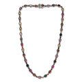 Doorbuster Multi-Tourmaline Necklace 18 Inches in Platinum Over Sterling Silver 22.75 ctw - Sticky add to cart bar