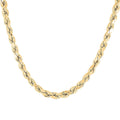 10K Yellow Gold 7mm Rope Necklace 20 Inches 16 Grams - Sticky add to cart bar