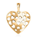 Luxoro 14K Yellow Gold Heart Pendant 2.15 Grams - Sticky add to cart bar