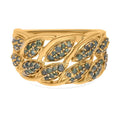 Green Diamond Nature’s Embrace Ring in Sterling Silver - Sticky add to cart bar