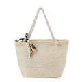 Ivory Color Tote Bag with Ribbon (20.7"x13.38"x6.29") - Sticky add to cart bar
