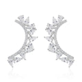 Simulated Multi Color Diamond Earrings in 14K Yellow Gold Over Sterling Silver 4.50 ctw - Sticky add to cart bar