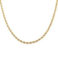 14K Yellow Gold Rope Chain Necklace, Gold Rope Necklace, Gold Gift, 26 Inch Chain Necklace 9.3 grams - Sticky add to cart bar