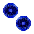 Certified & Appraised AAAA Tanzanite Set of 2 (Rnd 6.5 mm) 2.00 ctw - Sticky add to cart bar