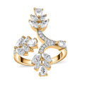 Moissanite Ring in Vermeil YG Over Sterling Silver (Size 6.0) 1.90 ctw - Sticky add to cart bar