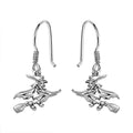 Platinum Over Sterling Silver Dangle Earrings (3.50 g) - Sticky add to cart bar