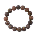 Autumn Jasper 8mm 200.00 ctw Beaded Stretch Bracelet - Sticky add to cart bar