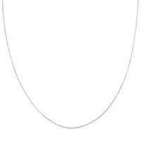 Sterling Silver Beaded Adjustable Necklace 24 Inches 2.40 Grams