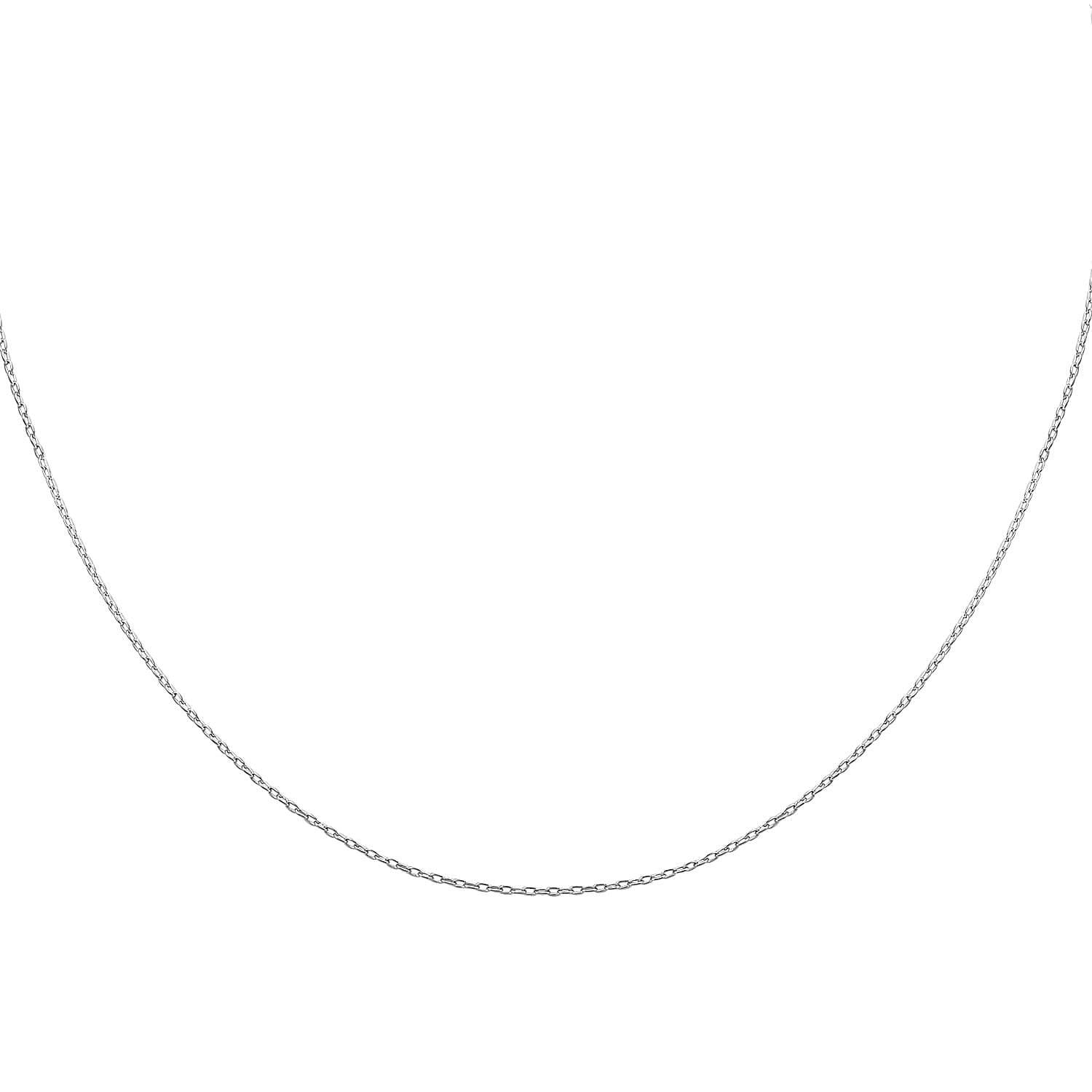 Sterling Silver Adjustable Link Necklace 24 Inches 2.20 Grams