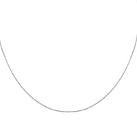 Sterling Silver Adjustable Link Necklace 24 Inches 2.20 Grams
