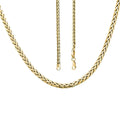 10K Yellow Gold Palma Chain Necklace (24 Inches) (3mm, 10.5 Grams) - Sticky add to cart bar