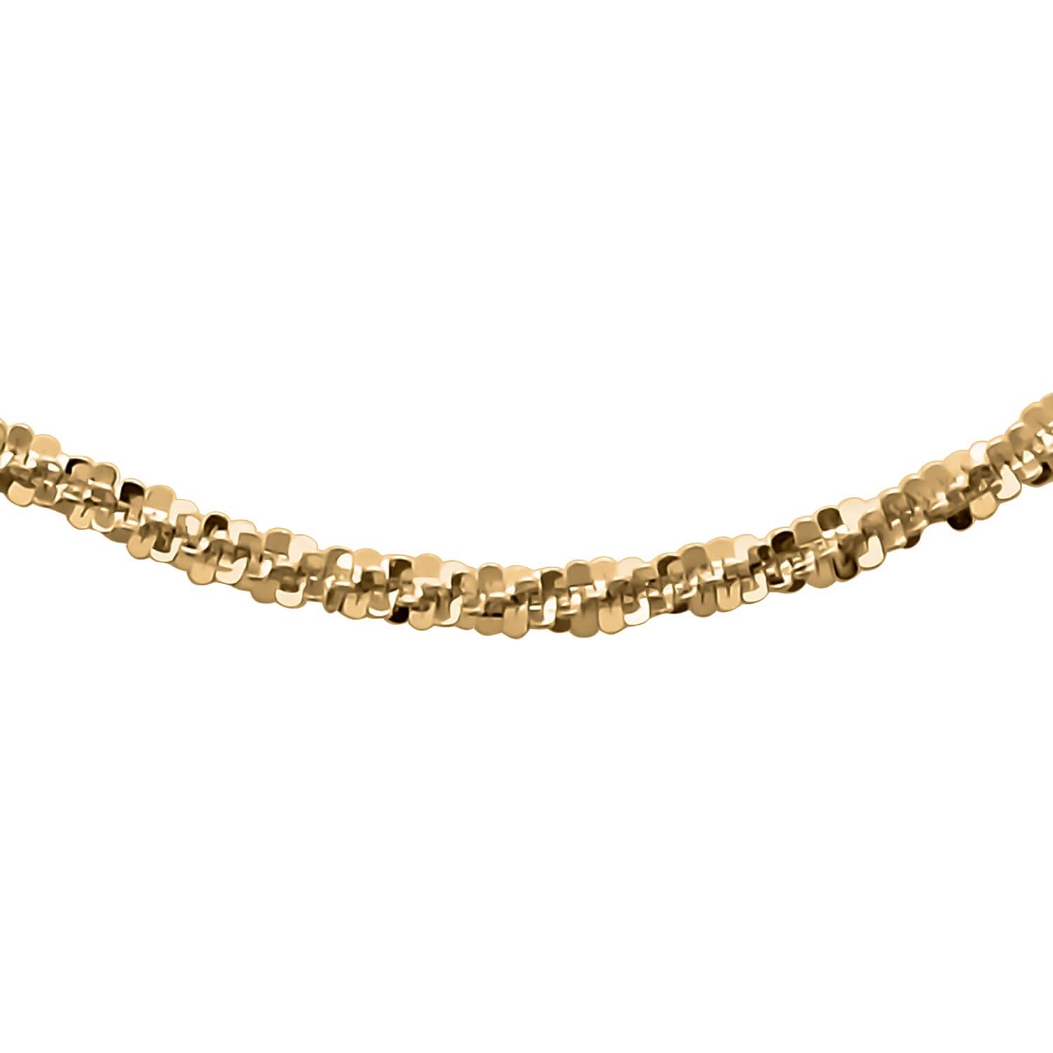10K Yellow Gold 1.5mm Roc Chain Necklace 18 Inches 1.60 Grams