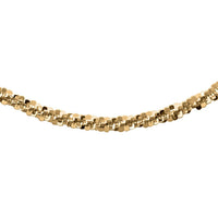 10K Yellow Gold 1.5mm Roc Chain Necklace 18 Inches 1.60 Grams