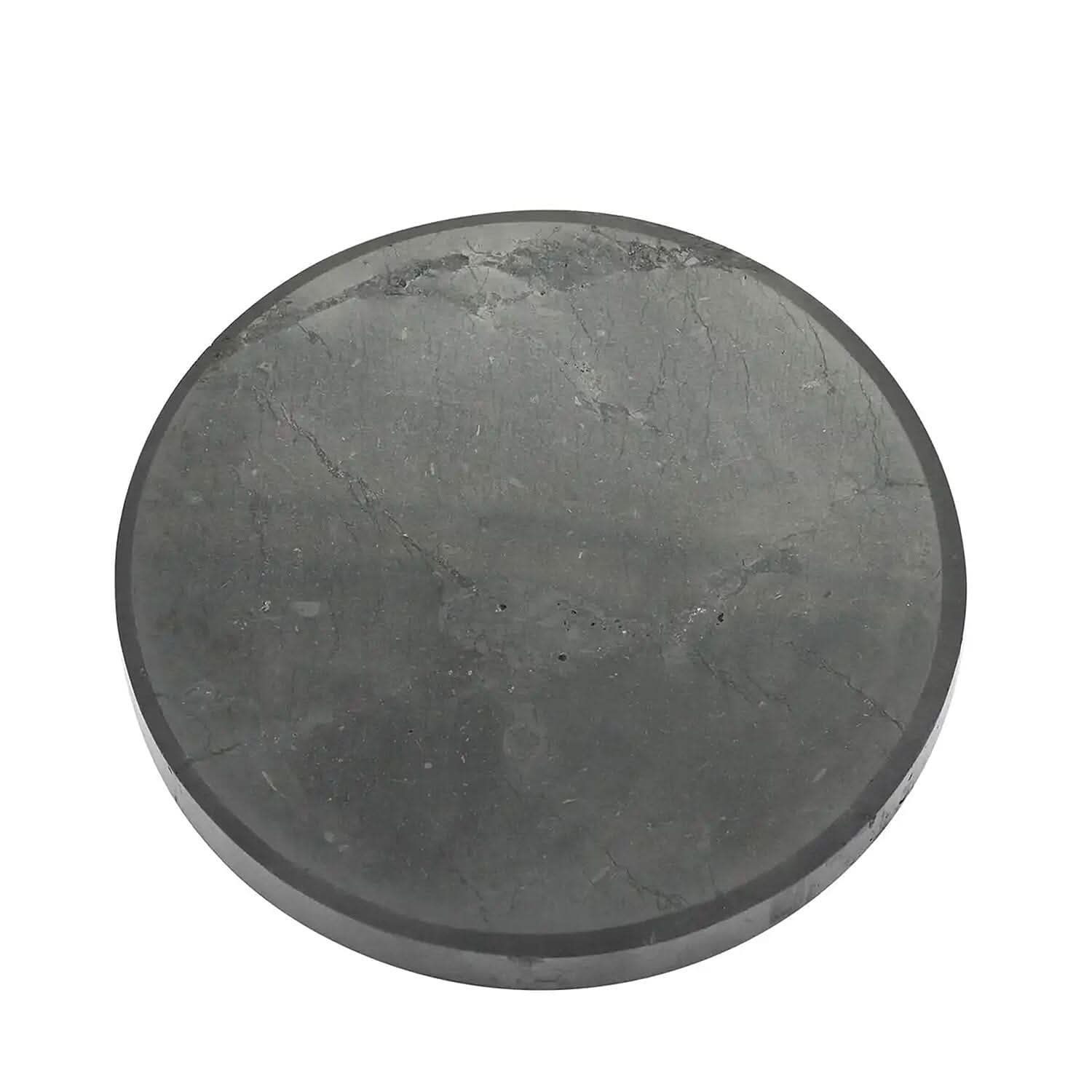 Shungite Plain Round Tile 10cm