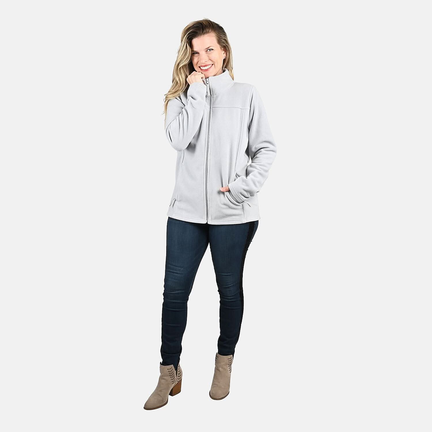 Victory Sportswear Teal Fleece Full Zip Jacket - XXL