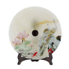 Crane with Lotus