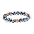 Terahertz 102.90 ctw Beaded Stretch Bracelet, Terahertz Bracelet, Beads Bracelet, Rosetone Bracelet - Sticky add to cart bar