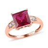 Simulated Red Diamond