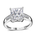 Simulated Red and White Diamond Ring in 14K RG Over Sterling Silver 3.10 ctw - Sticky add to cart bar