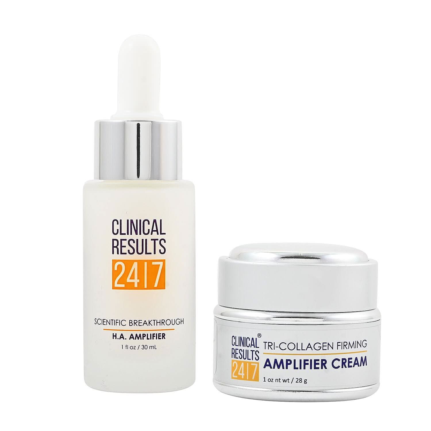 Clinical Results 2 Pc Kit H.A. Serum & Tri-Collagen Cream Amplifier
