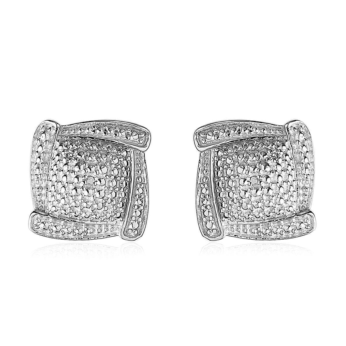 Karis Diamond Accent Geometric Bliss Earrings