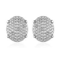Karis Diamond Accent Oval Earrings