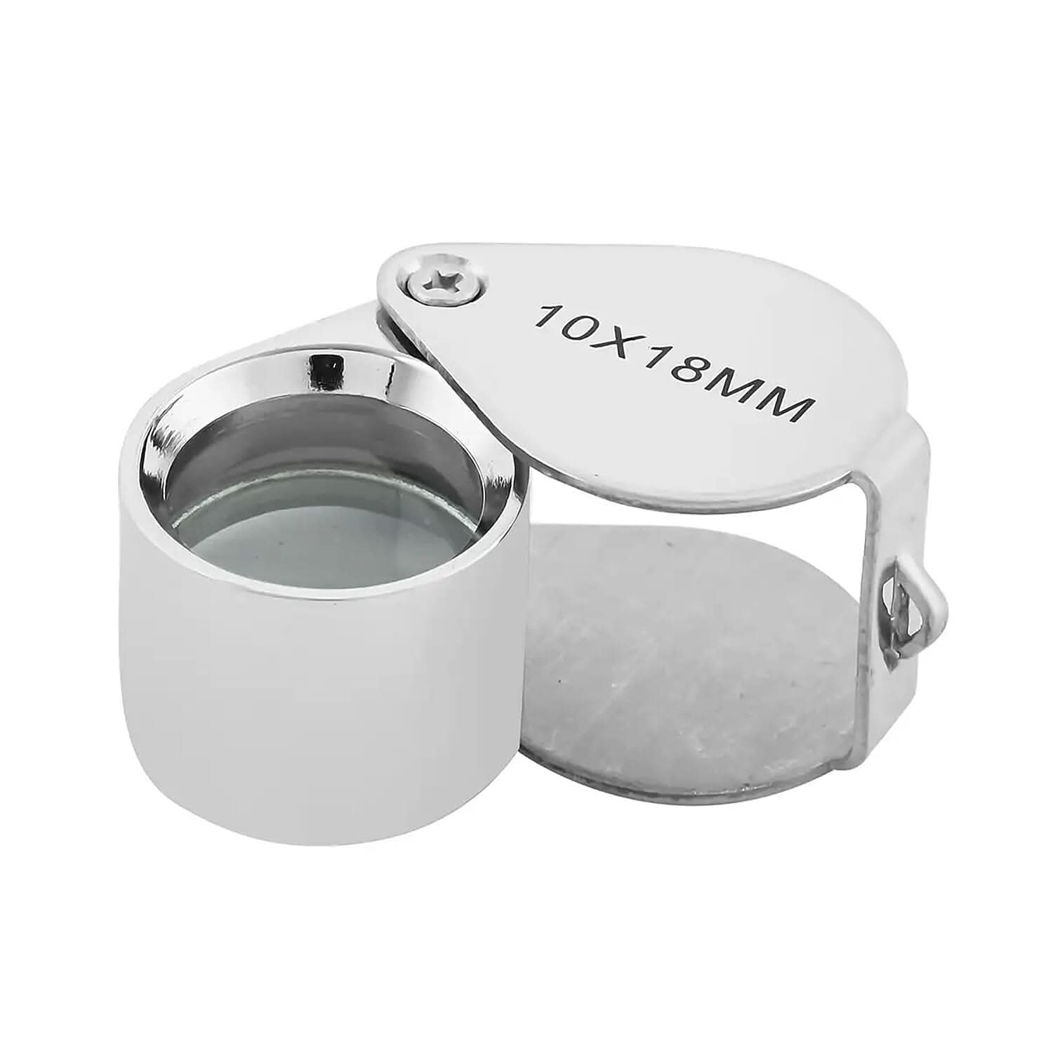 Closeout Maximize Folding Pocket Loupe in Silvertone (10X)