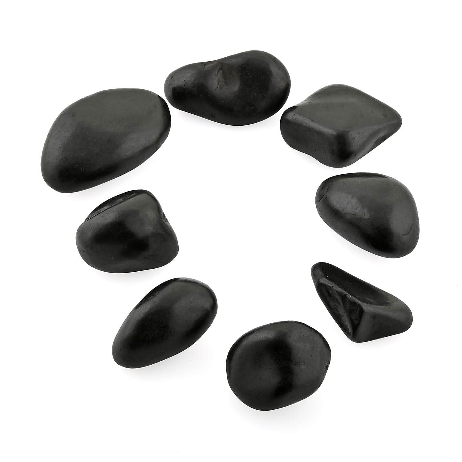 Closeout Invigorate 8pc Spa Stone Set - Black