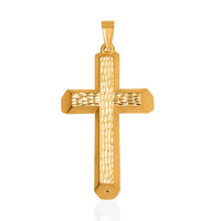 Electroform Cross Pendant in 24K Yellow Gold 3.60 Grams