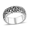 Bali Legacy Sterling Silver Frangipani Flower Ring (Size 10.0) (8.75 g) - Sticky add to cart bar