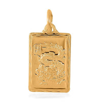 23K Yellow Gold Dragon Pendant (1.9 g)