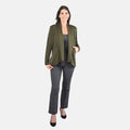 Elevate Charcoal Equinox Knit Blazer - S - Sticky add to cart bar