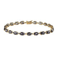 Doorbuster Luxoro 14K Yellow Gold AAA Gray Spinel Bracelet (6.50 In) 10.50 ctw - Sticky add to cart bar