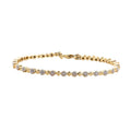 Diamond Accent Bracelet in Goldtone (7.25 In) 0.05 ctw - Sticky add to cart bar