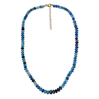 Prussanite Beaded Necklace 18-20 Inches in Vermeil Yellow Gold Over Sterling Silver 150.00 ctw