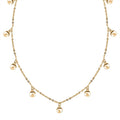 Specchio Italian 10K Yellow Gold Circle Pendant Necklace 18-20 Inches 1 Grams - Sticky add to cart bar