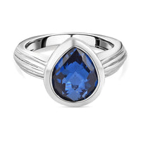 Ceylon Color Quartz Ring in Platinum Over Sterling Silver (Size 6.5) 3.70 ctw