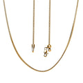 22K Yellow Gold Franco Chain Necklace with Bolo Extender 20 Inches 9 Grams - Sticky add to cart bar