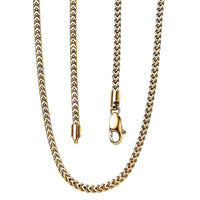 22K Yellow Gold Franco Chain Necklace 20 Inches 12.20 Grams