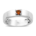 Santa Ana Madeira Citrine Solitaire Ring in Platinum Over Sterling Silver (Size 6.0) 0.10 ctw - Sticky add to cart bar